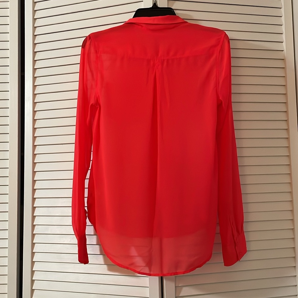 American Eagle Women’s Sheer Button Up Blouse - Picture 6 of 6